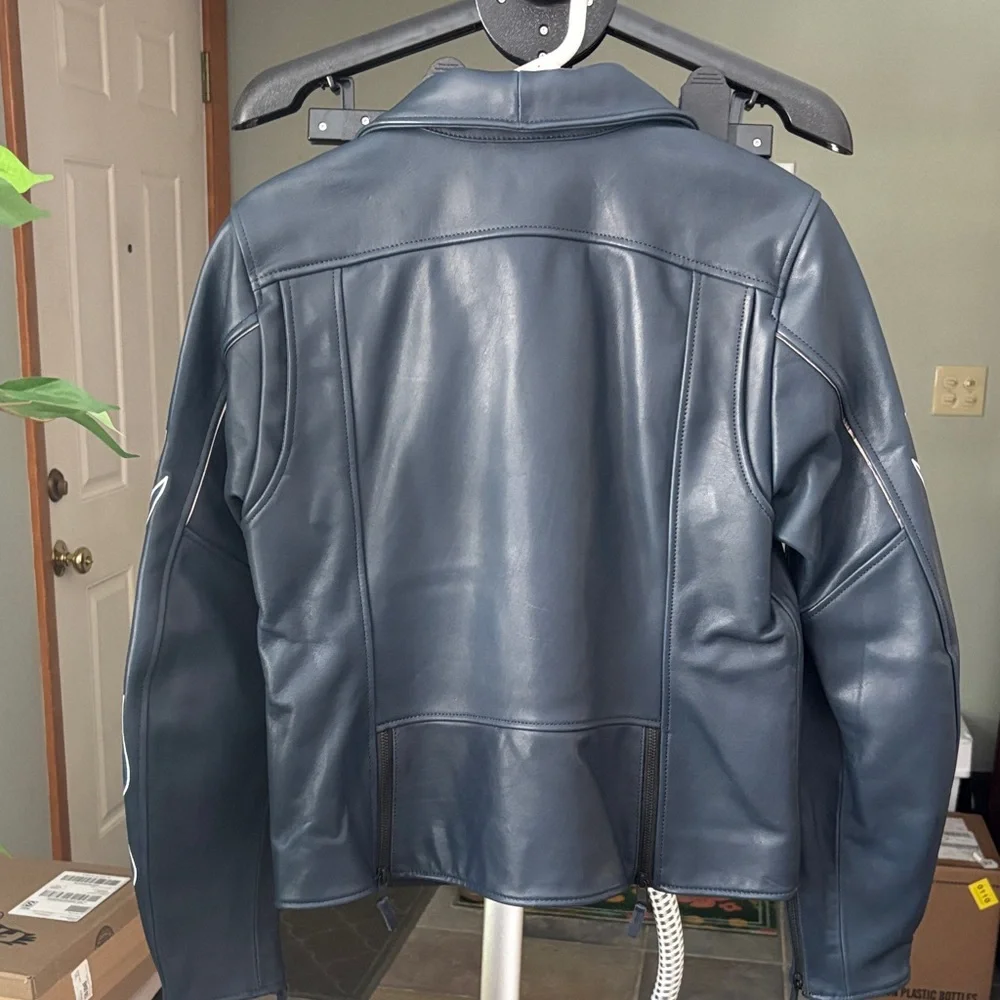 Harley-Davidson Midnight Blue Leather Jacket - Picture 3 of 3